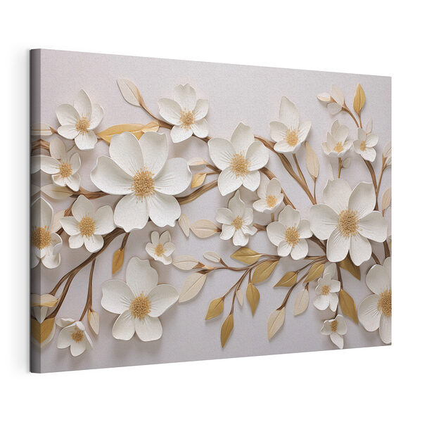 Elegante diseño de decoración floral para la pared Cuadros Elegante diseño de decoración floral para la pared