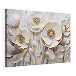 Cuadros Arte del arreglo floral con delicadas flores de papel