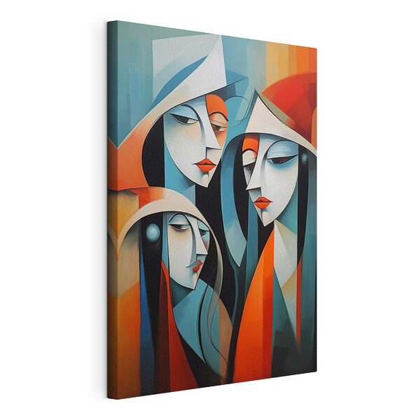 Cuadros Grupo de mujeres con diferentes colores