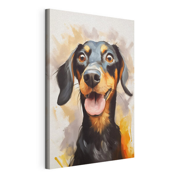 Perro con la lengua fuera Cuadros Perro con la lengua fuera