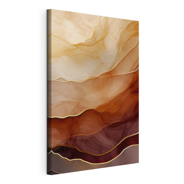 Cuadros Capas fluidas de tejidos de texturas suaves