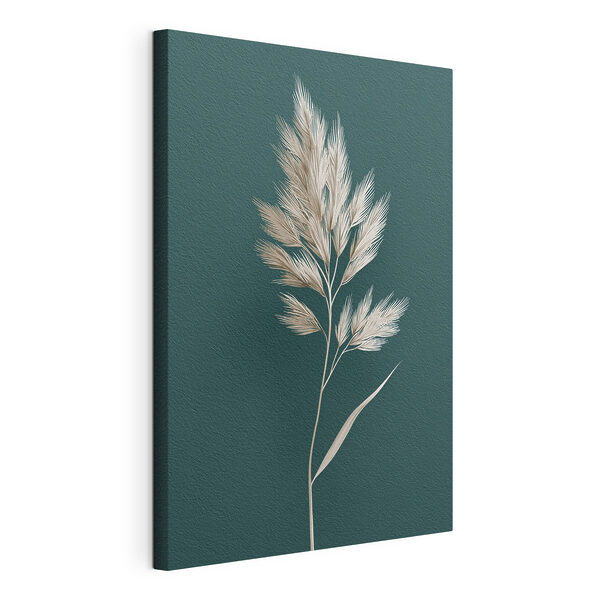 Cuadros Planta blanca con hojas largas