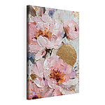 Cuadros Delicadas flores en suaves tonos pastel