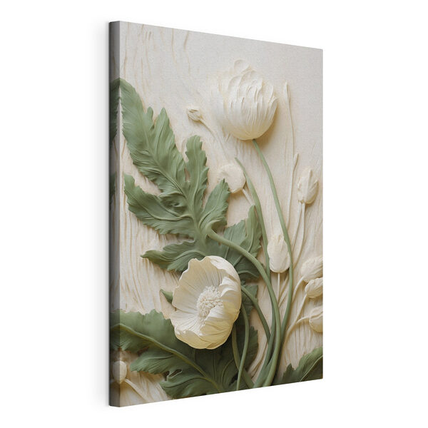 Flor blanca y verde Cuadros Flor blanca y verde