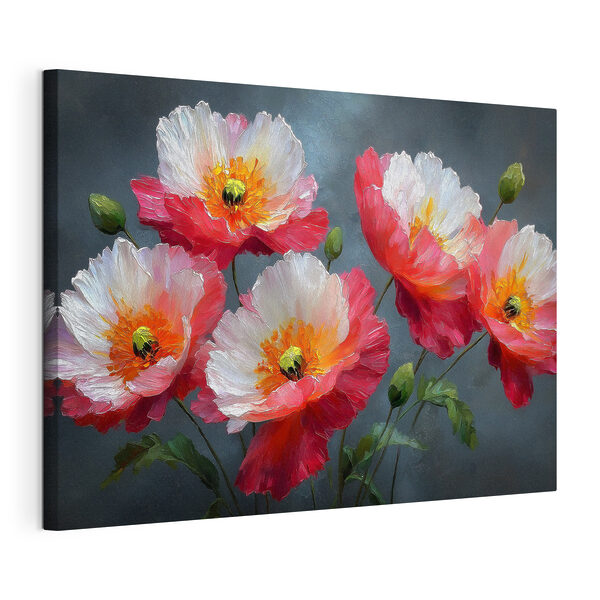 Cuadros Ramo de flores con hojas
