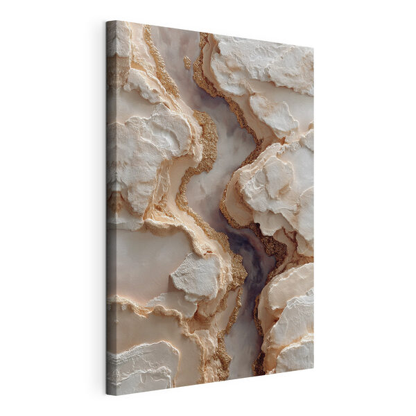 Cuadros Paisaje sereno de texturas fluidas