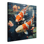 Cuadros Dos peces nadando en el agua