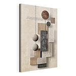 Cuadros Decoración de pared con formas geométricas y círculos