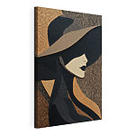 Cuadros Mujer con sombrero