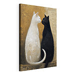 Cuadros Gatos blancos y negros