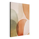 Cuadros Los tonos suaves y las formas fluidas se combinan