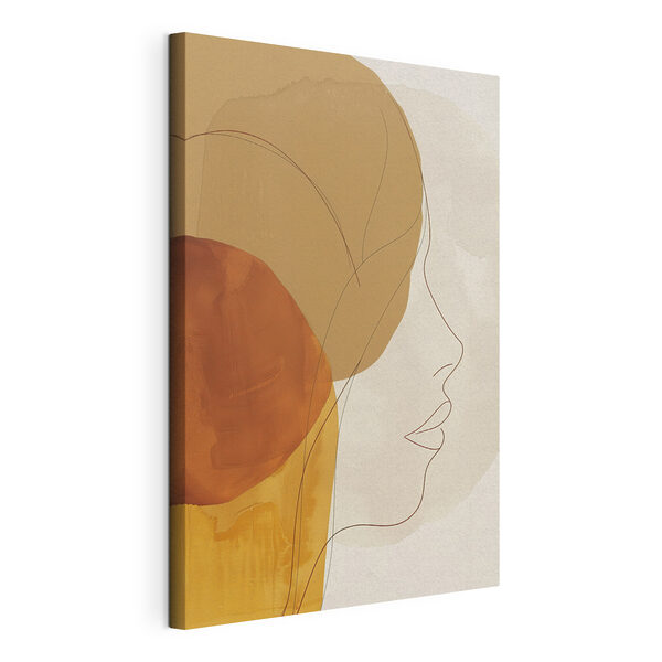 Cuadros Dibujo del rostro de una mujer