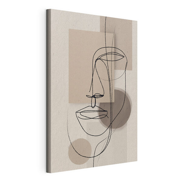 Cuadros Dibujo de un rostro