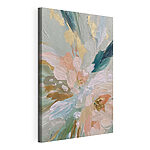 Cuadros - Abstracción floral suave en tonos pastel