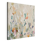 Cuadros Pintura de flores sobre una superficie blanca
