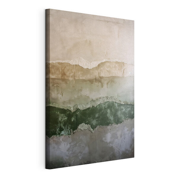 Cuadros Pared con varias capas de cemento