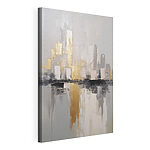 Cuadros Cuadro que representa el perfil urbano de una ciudad