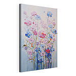 Cuadros Pintura de flores sobre una superficie blanca
