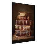 Cuadros Pila de libros antiguos