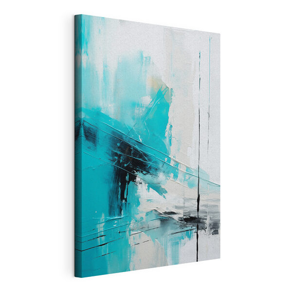 Cuadros Pintura en azul y blanco