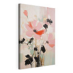 Cuadros Pintura de flores sobre una superficie blanca