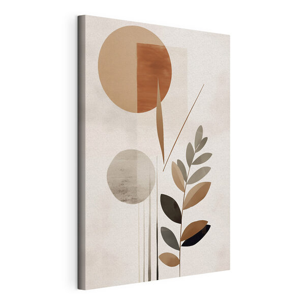 Cuadros Diseño abstracto con tonos tierra