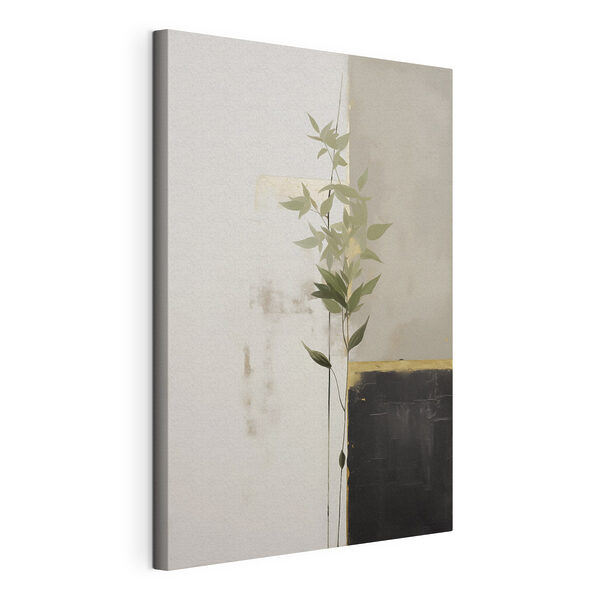 Cuadros Planta que crece pegada a una pared