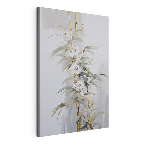Cuadros Cuadro de una planta con flores blancas