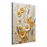 Cuadros Flores de papel de colores vivos en tonos suaves