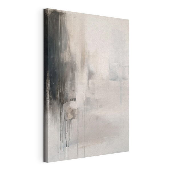 Cuadros Pintura abstracta en blanco y negro