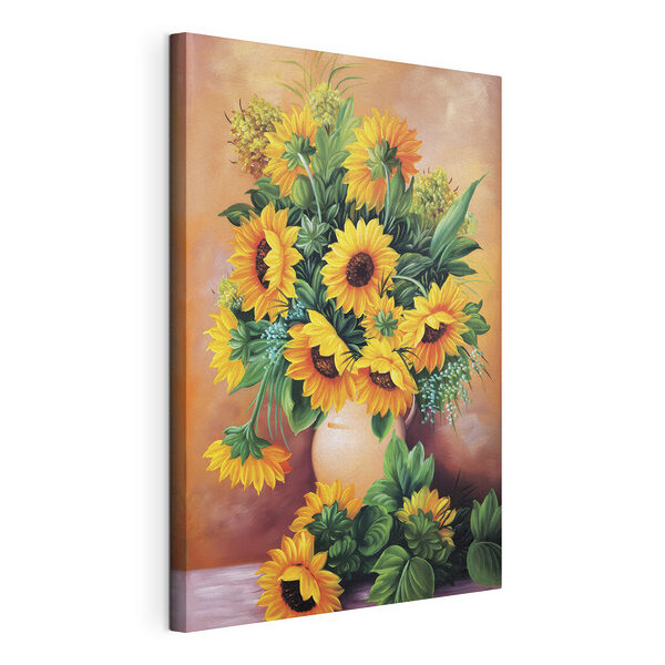 Cuadro de girasoles en un jarrón Cuadros Cuadro de girasoles en un jarrón