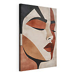 Cuadros Ilustración facial abstracta y fascinante