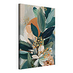 Cuadros Pintura de hojas y flores