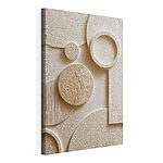 Cuadros Formas abstractas en suaves tonos beige