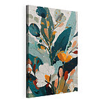 Cuadros Pintura de flores y hojas