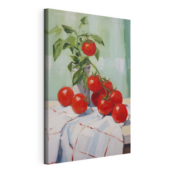 Cuadro de tomates sobre una mesa Cuadros Cuadro de tomates sobre una mesa