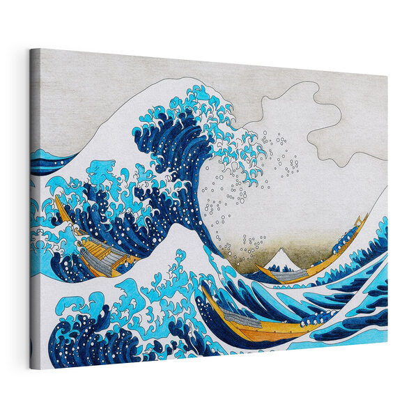 Cuadros Cuadros Dibujo de una ola grande (SKU: s33597)
