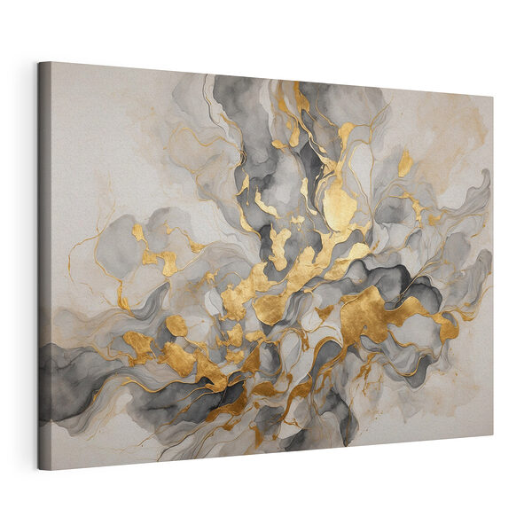 Cuadros Cuadros Elegancia abstracta en motivos en espiral (SKU: s37331)
