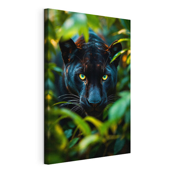 Pantera negra de ojos verdes Cuadros Pantera negra de ojos verdes