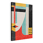 Cuadros Cartel abstracto con diseño geométrico de la Bauhaus