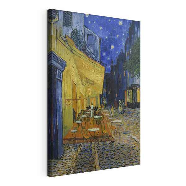 Cuadros Cuadros Cuadro de una calle con mesas y sillas (SKU: s12313)