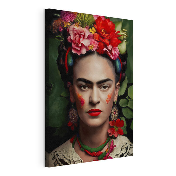 Cuadros Cuadros Un tocado floral muy llamativo y colores intensos (SKU: s32861)
