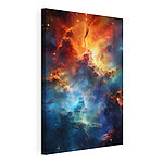Cuadros Nubes de colores y estrellas en el espacio