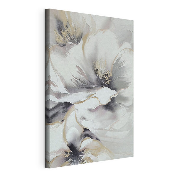 Cuadros Elegante abstracción floral en tonos suaves
