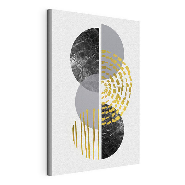 Cuadros Cuadros Círculos abstractos y motivos digitales (SKU: s35942)