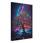 Cuadros Árbol con luces de colores