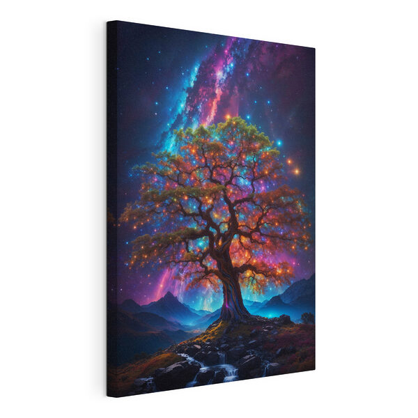 Árbol con luces de colores Cuadros Árbol con luces de colores