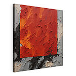 Cuadros Pintura con textura abstracta en tonos vivos