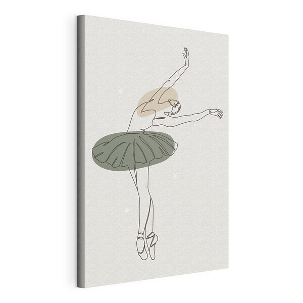Dibujo de una bailarina Cuadros Dibujo de una bailarina