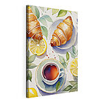 Cuadros Pintura en acuarela de una taza de té